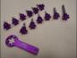 Preview: Meccanica Vadese NICK KIT - farbiger Schraubensatz NEU - rot, purple oder schwarz