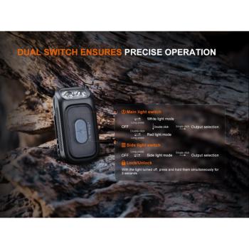 Preview: Fenix E04R EDC Taschenlampe mit Clip