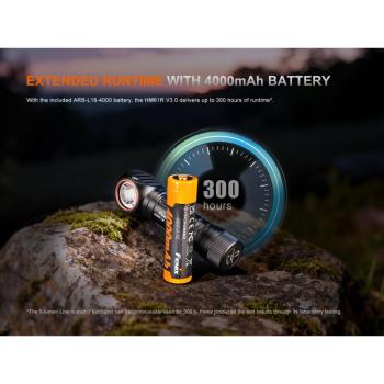 Fenix HM61R V3.0 Stirnlampe Kopflampe 1800 Lumen inkl. Akku & Case im SET