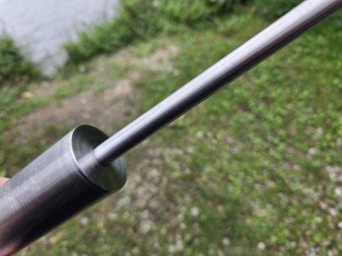 Premium Edelstahl Rutenhalter oder Kescherhalter mit Erdspieß V2A