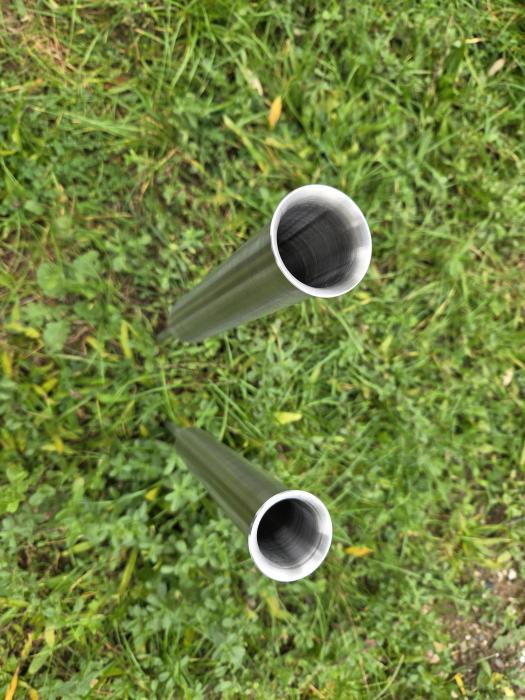 Premium Edelstahl Rutenhalter oder Kescherhalter mit Erdspieß V2A