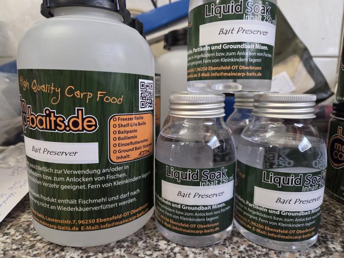 Carpstim Bait Preserver Konservierer flüssig Monopropylenglycol 250ml od. 1l