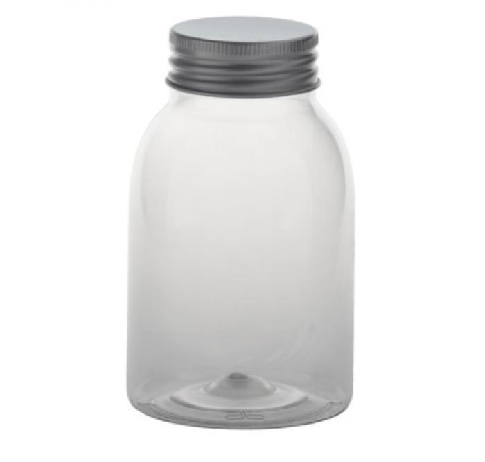 Weithals  PET Flasche mit Aluverschluss 250ml - Liquidflasche - Dipflasche