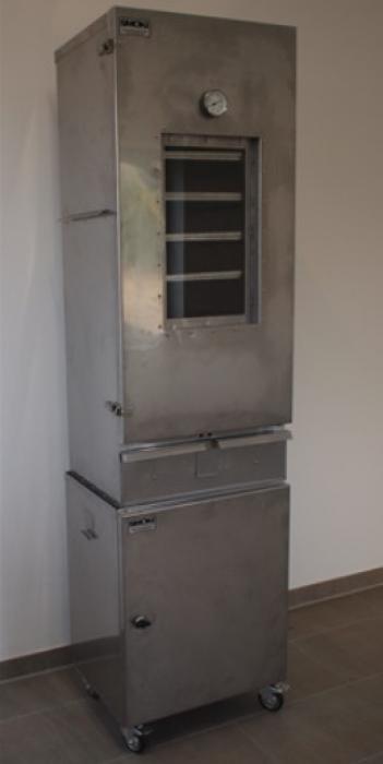 Smoki Räucherschrank Dicker Smoki V2A 120cm x 50cm x 40cm mit Unterschrank