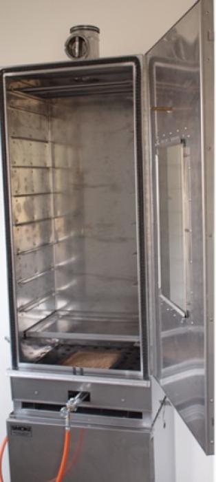 Smoki Räucherschrank Dicker Smoki V2A 120cm x 50cm x 40cm mit Unterschrank