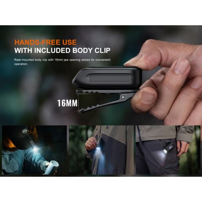 Fenix E04R EDC Taschenlampe mit Clip